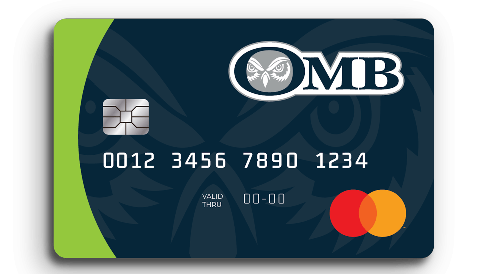 Old Missouri Bank Personal Debit card mockup